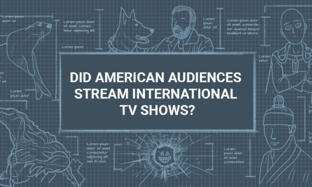 Did American audiences stream international TV shows?
