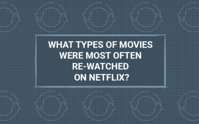 What types of movies were most often re-watched on Netflix?